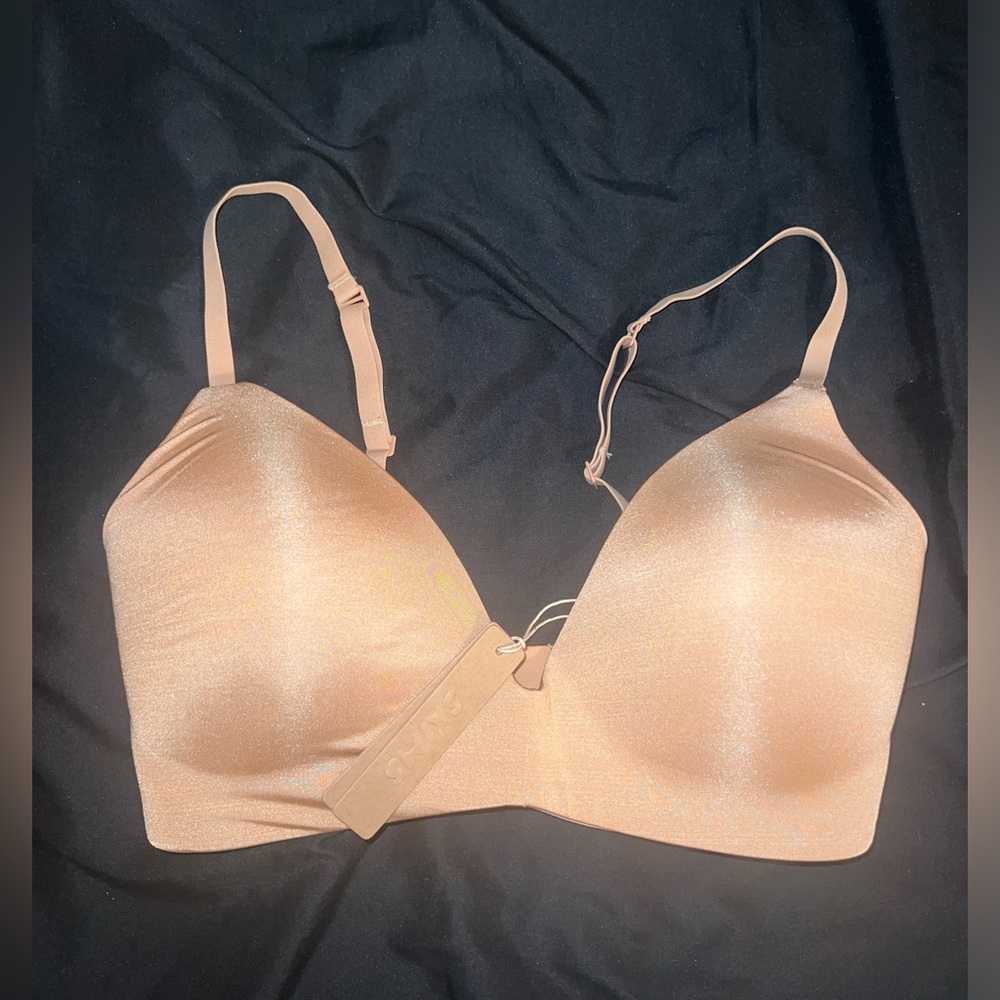 SKIMS ochre weightless lightly lined bra 32DD